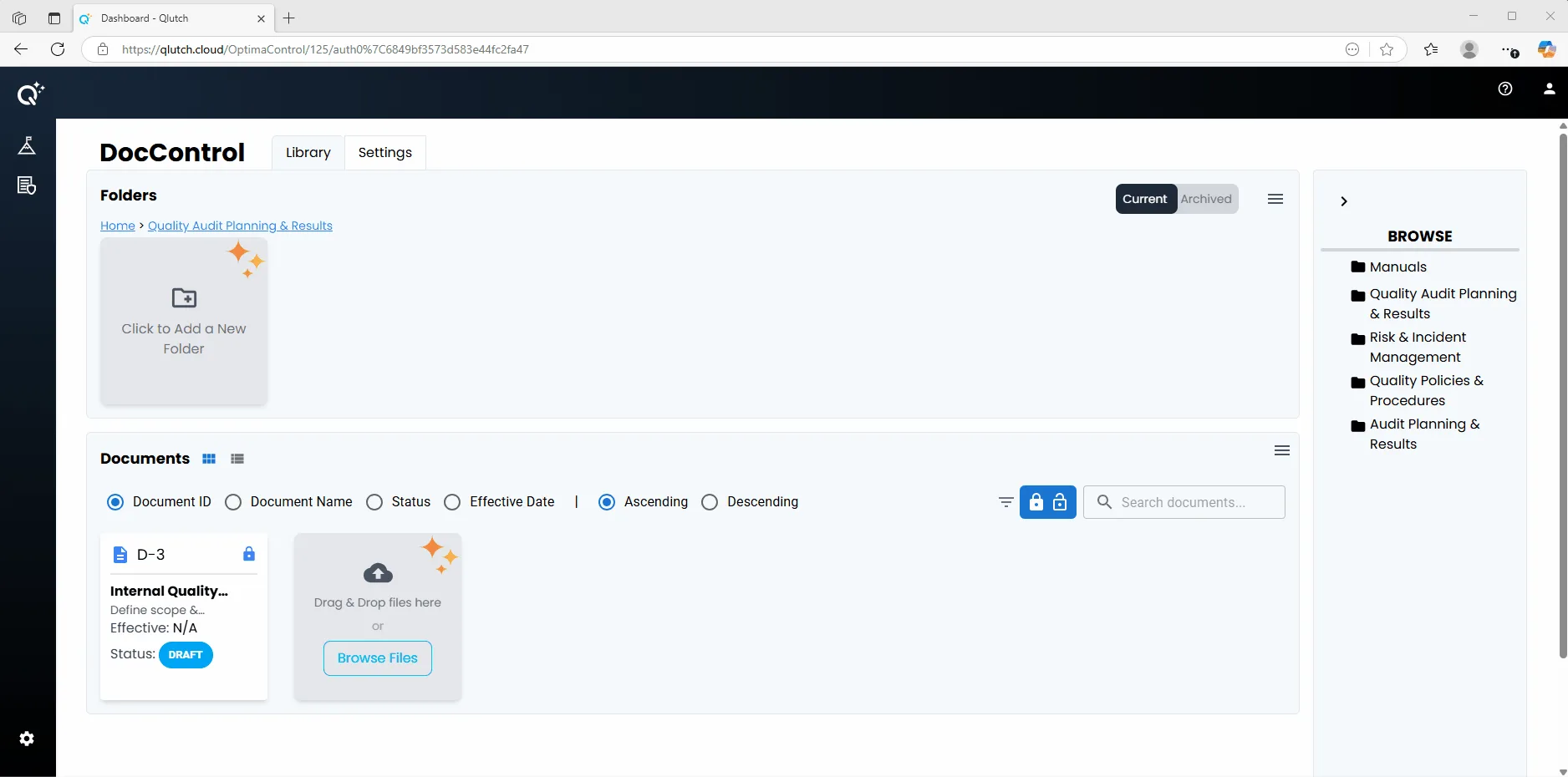 2. DocControl Find Document