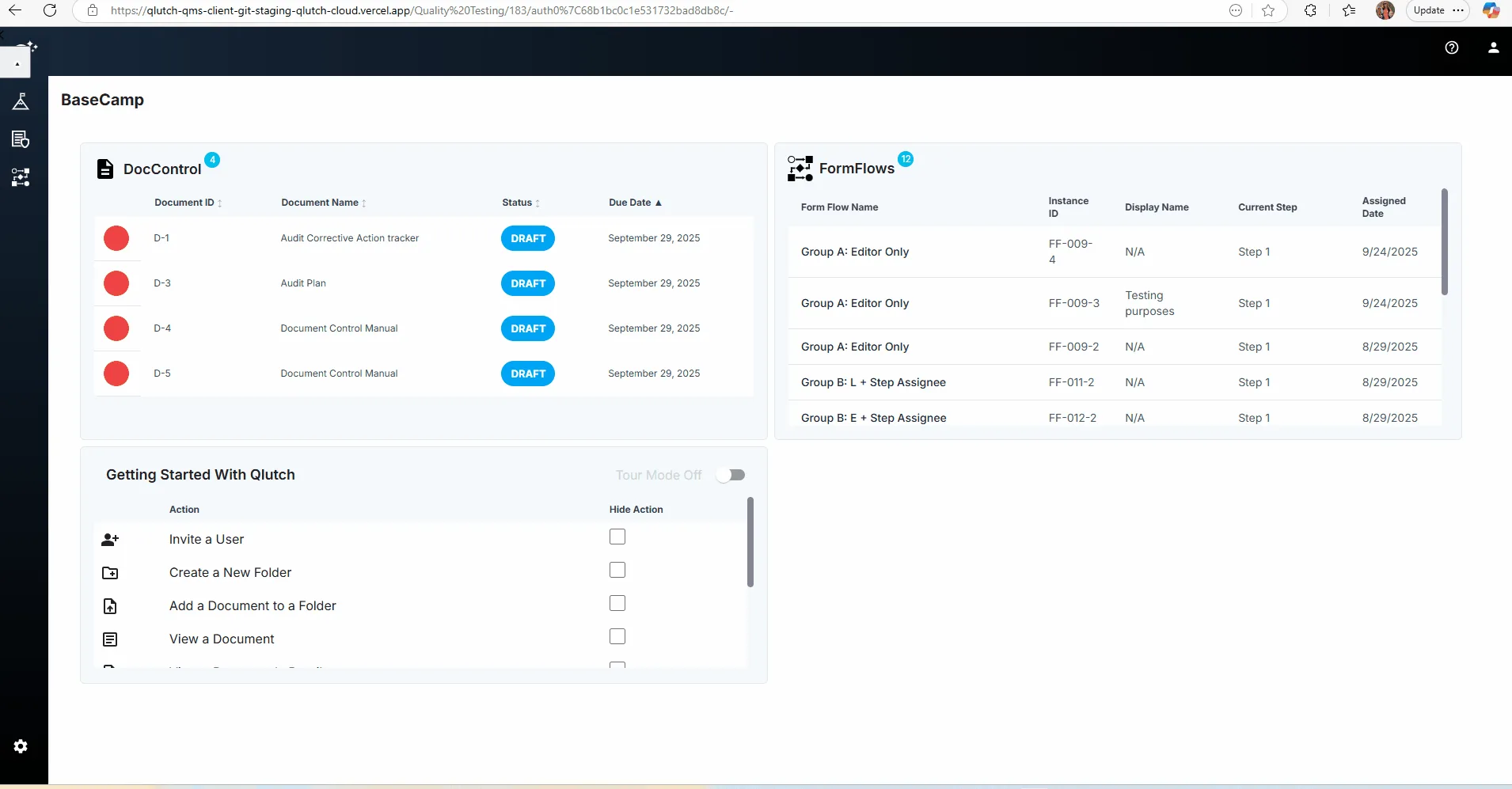 Access FormFlows