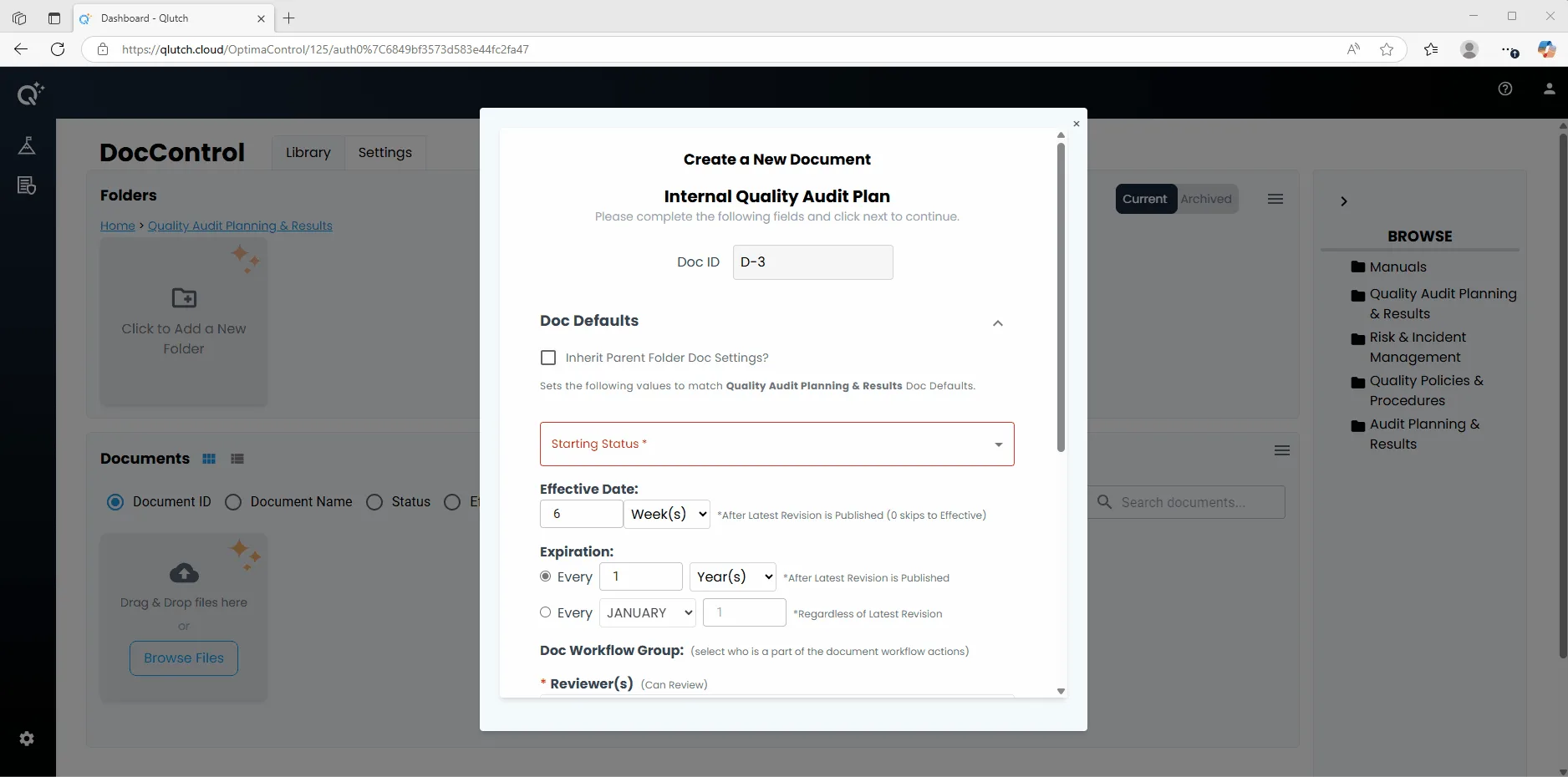 5. Doc Default Settings