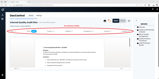 Doc Revision Details Screenshot-1