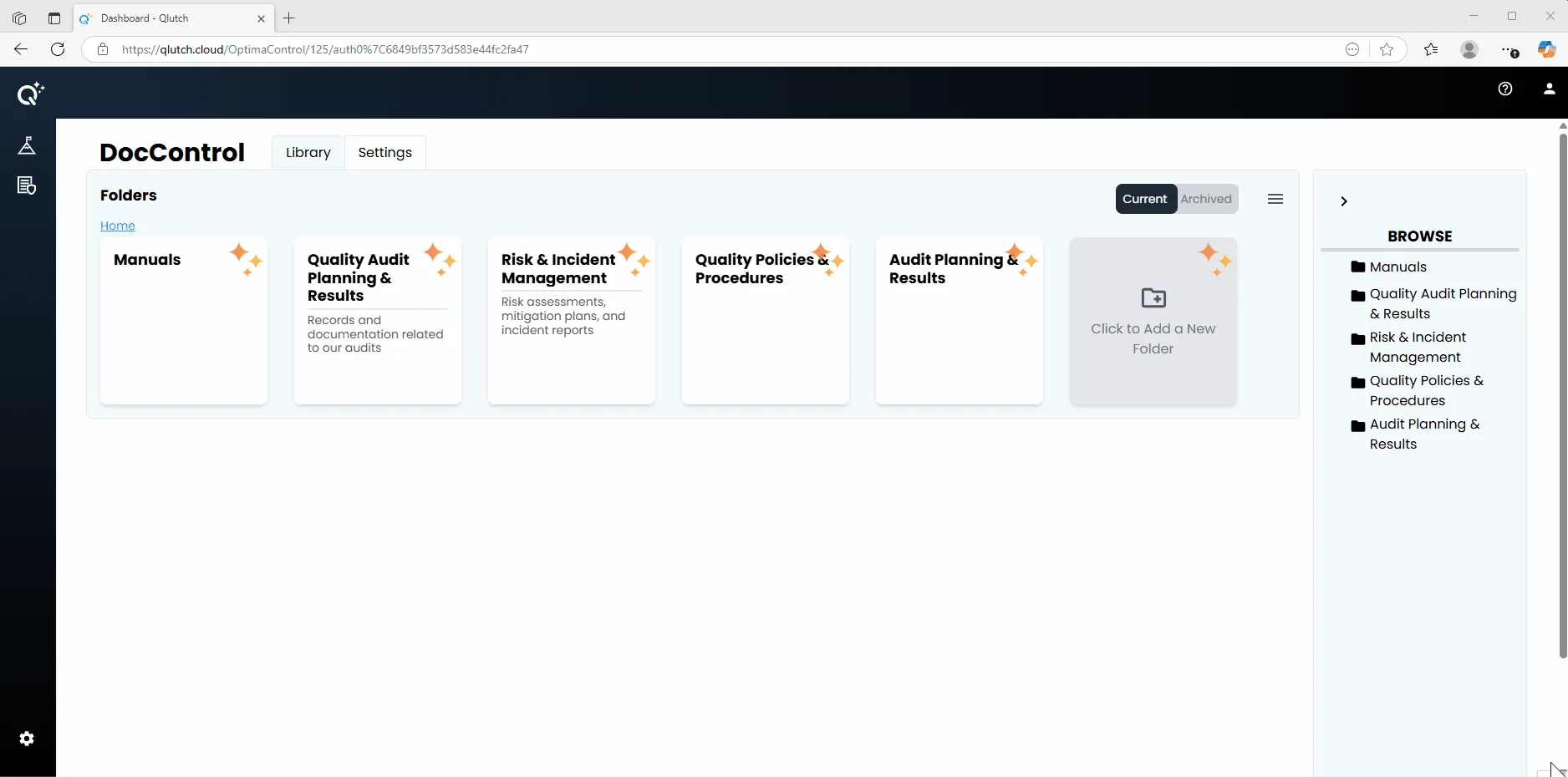 1. DocControl Find Folder
