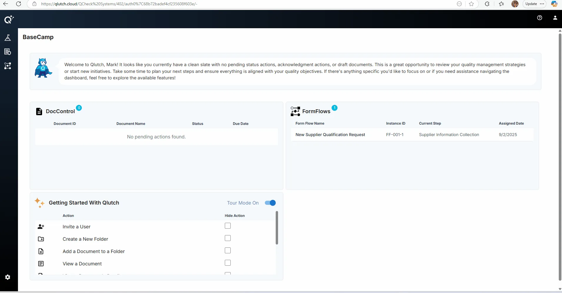 Navigate to FormFlows