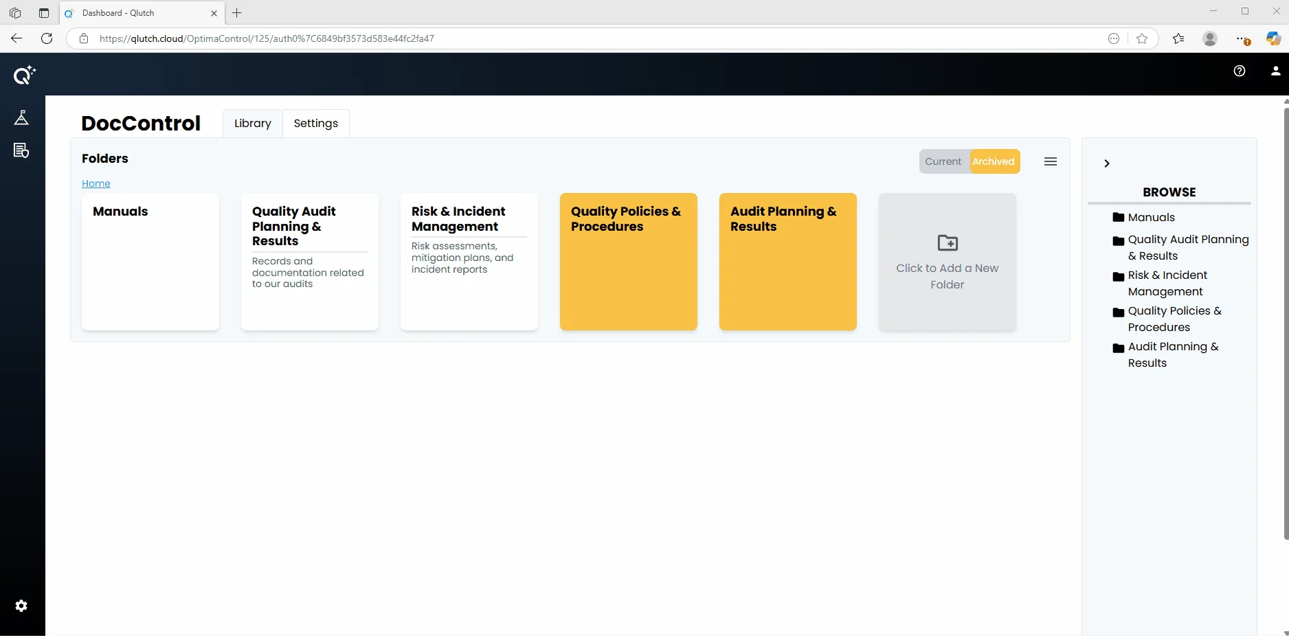 4. Review Archived Content