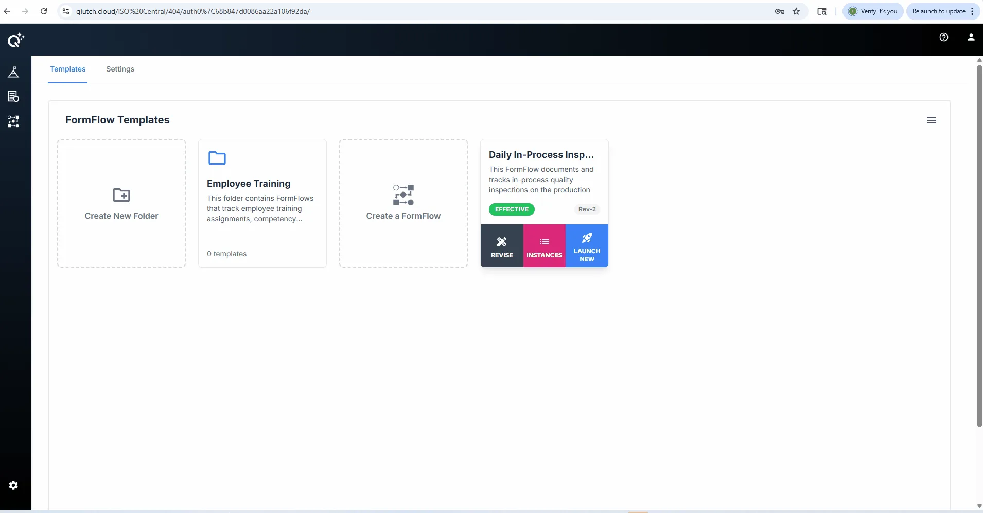 Updated Instance Launch