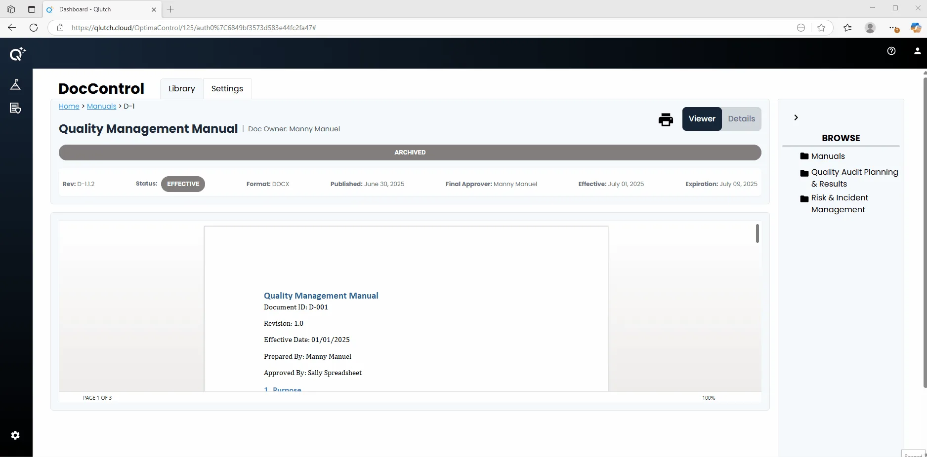 5. Verify Archive