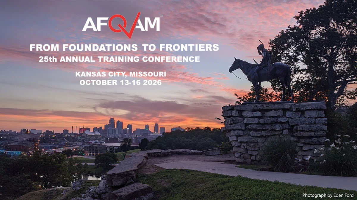 AFQAM 2026 conference artwork