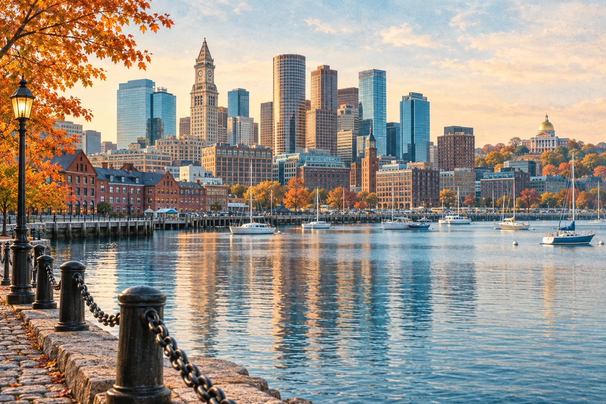 Illustration of Boston, the conference destination